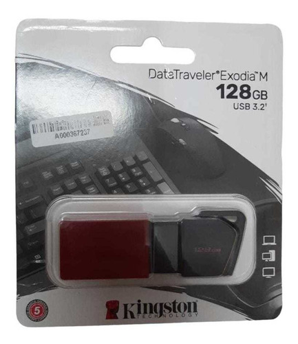 Imagen 5 de 5 de Pendrive 128gb Kingston Exodia