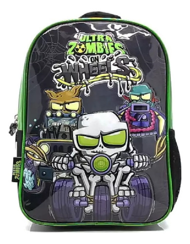 Mochila Zombie Wheels Om024 Jardin 30cm Espalda 12 Escuela C