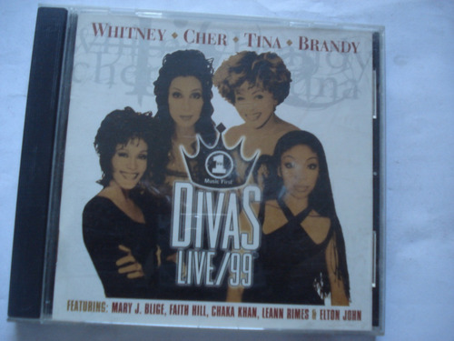 Cd Divas Live 99 Whitnet Cher Tina Brandy