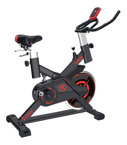 Bicicleta fija Fuxion Sports FS-BP10-02 para spinning color negro