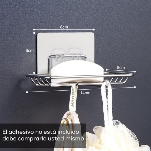 2 Jabonera Para Regaderajaboneras Baño