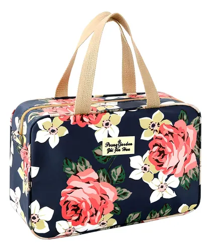 Hjkiopc Bolsa De Maquillaje Grande Para Mujer, Bolsa De Maqu