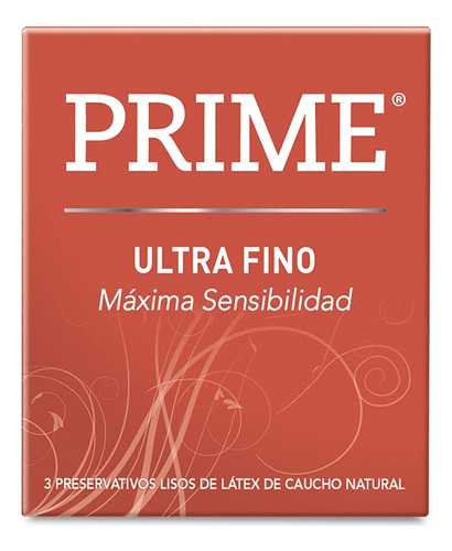 Preservativo Prime Ultrafino X3 