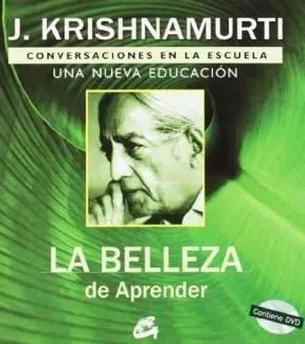 F Belleza De Aprender, La (con Dvd) - Krishnamurti - #p