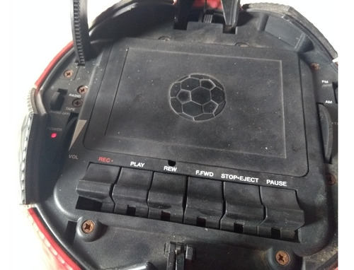 Antiguo Radio Cassette En Forma De Balón Coca-cola Akura S10 (Usado)