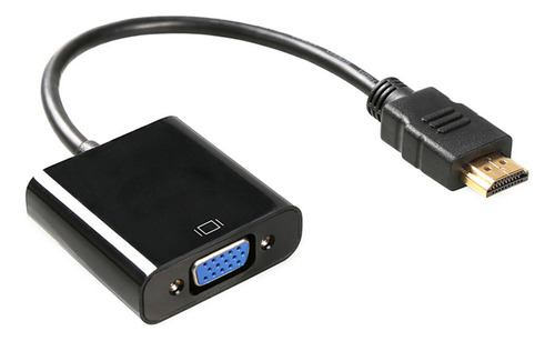 Adaptador Convertidor Cable Hdmi A Vga Para Pc 