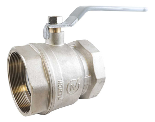 2 Válvula De Esfera Niquelada Roscable Wog 400 4'' P