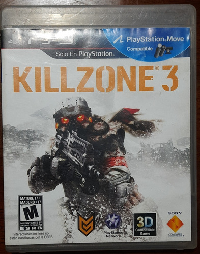 Juego Kill Zone 3 Ps3 Fisico Usado Con Inserts Excelente Pla