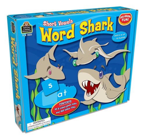 Teacher Created Resources Word Shark: Juego De Vocales Cort.