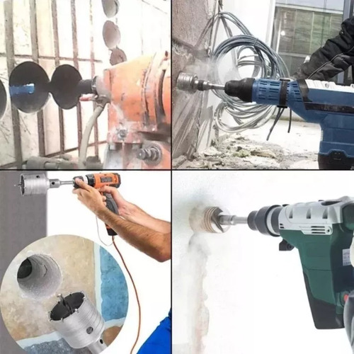 Sierra Copa Diamantada 65 Mm Para Concreto Hormigon Mas Guia
