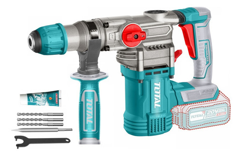Rotomartillo Sds Plus 20v Total Trhli20288 4.5 Joules Color Turquesa