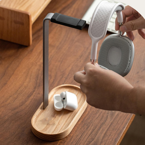 Soporte Para Juegos De Auriculares Atando De Aluminio