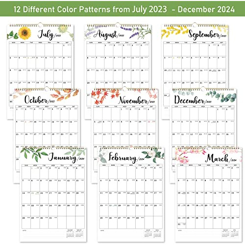 Calendario 2024 Vertical De Pared, Sep. 2023 Dic. 2024,...