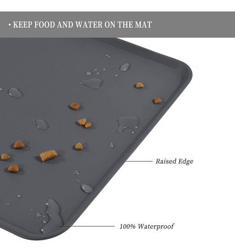 Reopet Alfombrilla De Silicona Para Comida De Mascotas, ...