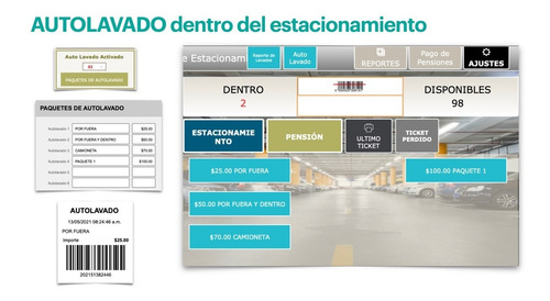 Combo, Impresora, Lector, Cajon Y Cobro Estacionamiento