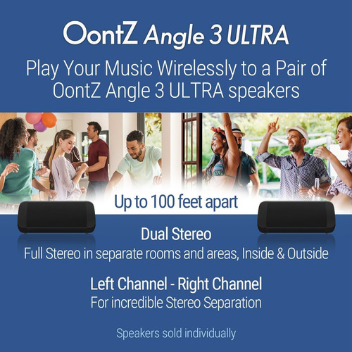 Parlante Oontz Angle 3 Ultra Bluetooth 14w Negro
