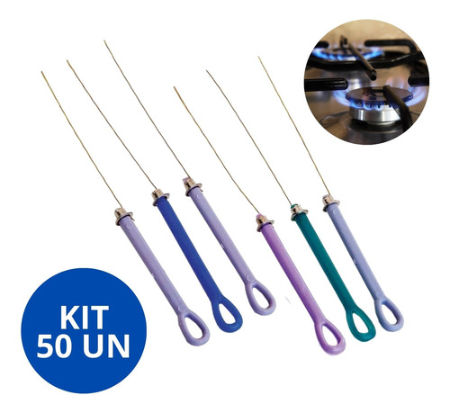 Agulhas Para Desentupir Boca De Fogão A Gás Inox Pc C/50 Uni