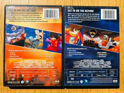Dvd Série Anime Cyborg 009 (importado) - Lote Com 2 Dvds