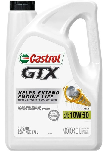 Aceite Castrol Gtx 10w30 Garrafa Multigrado 