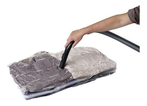 Bolsa Vacio 80x130 Compacta Ropa Ahorra Espacio P Aspiradora