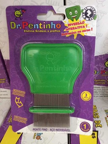 Dr Pentinho Pente Fino De Aço
