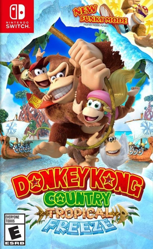 Donkey Kong Country Tropical Freeze Switch Mídia Física