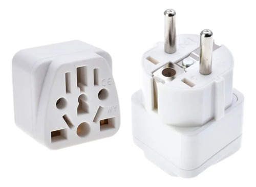 Adaptador Enchufe Macho Europeo-hembra Universal 220v 16a