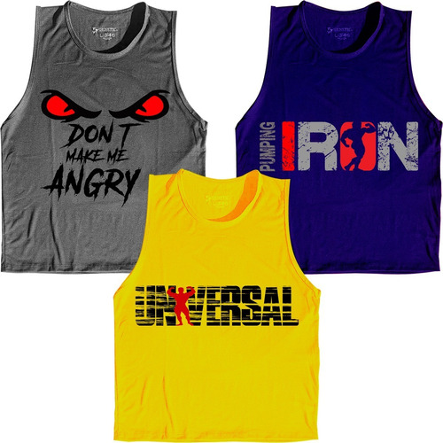 Triple Pack Remeras Manga Cortada Entrenamientos Genetic