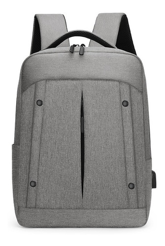 Mochila Notebook Executiva Premium Viagem Faculdade Escolar Cor Azul Desenho do tecido Liso