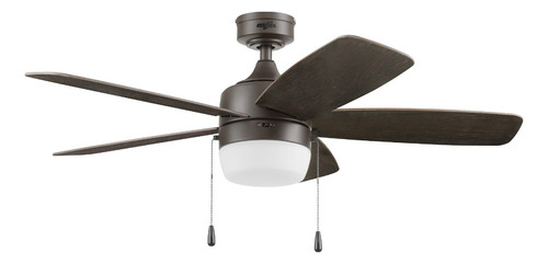 Ventilador de Techo Lugo Led 48403-cct 44 pulg Bronce Cinco Aspas Coolfan