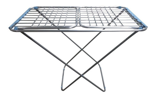 Imagen 2 de 5 de Tender Con Alas Colgar Ropa Plegable Tendedero Aluminio