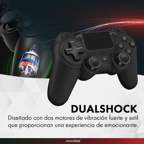 Imagen 10 de 10 de Joystick Inalámbrico P4 Bluetooth 2.4 Pc Dualshock Wireless