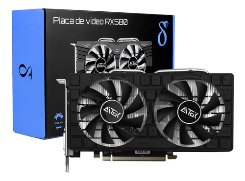 Placa De Vídeo Gamer Amd Radeon Rx580 Hdmi 8gb Gddr5 Hdmi Dp