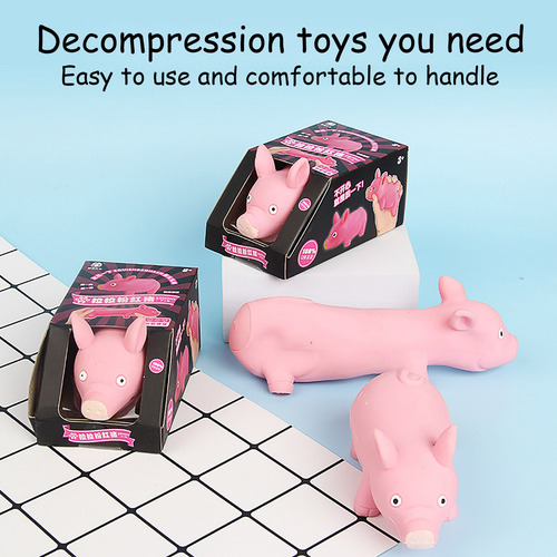 Juguete De Descompresión G Cute Pig Stretch Pinch Restore Pi