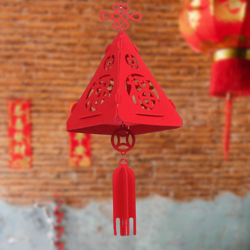 2 Linterna China Linterna Roja Linterna 3d Para El Festival