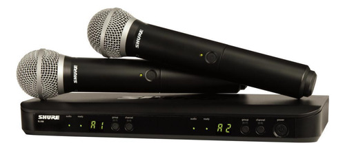 Microfone Shure Blx288/pg58 M15 Duplo