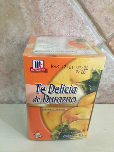 Imagen 4 de 6 de Te De Infusión Mccormick Manzanilla,toronjil,rosajamaica