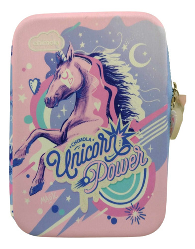 Cartuchera Chimola Unicornio Licencia Original Armonyshop