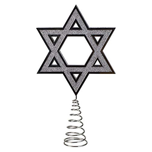 Estrella De Hanukkah De Plástico De 9 Pulgadas Color P...