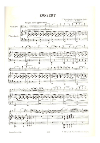 F. Mendelssohn: Concerto In E Minor Op.64 For Violin And Orc