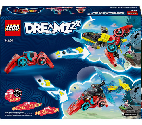 LEGO® DREAMZzz™ Control Jet de Cooper 71489; Juguete para niños y niñas; incluye una minifigura y una figura de una araña