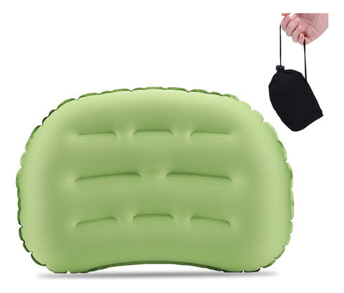 Almohada De Viaje Ultraligera Iatable Para Acampar Y Usar En