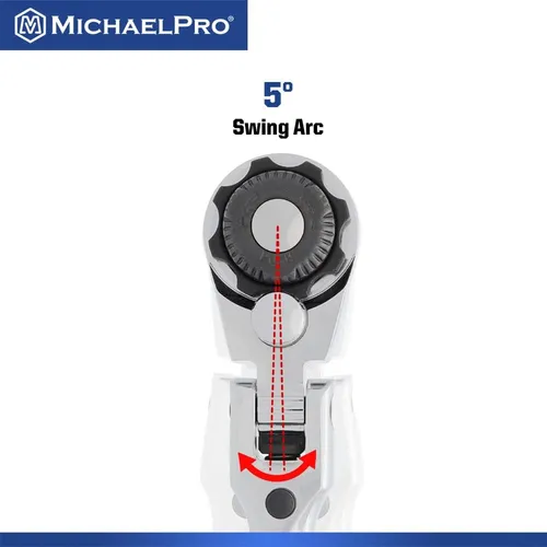 Juego De Trinquete En Y Con Cabezal Flexible Michaelpro Mppi