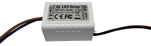 Led Driver 1x3w A 2x3w 2v A 7v Corriente Constante 600ma