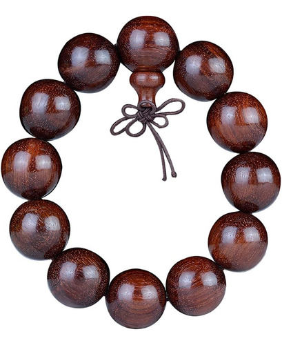 Threenine Buddha Pulsera De Cuentas De Oración Unisex Natura