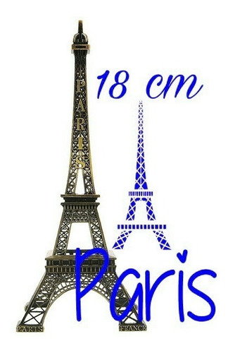 10 Torres Eiffel De París De 18 Cm - Decoración Para Eventos