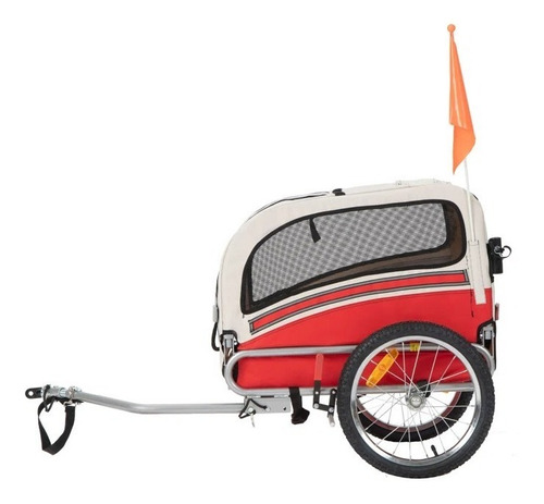 Imagen 7 de 10 de Cochecito-remolque Para Llevar Mascotas En Bici Hasta 30kg