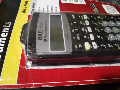 Calculadora Financiera Ti-baii Plus Tapa Ba Ii Plus Msi