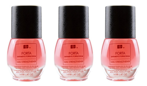 Pack Gel Fortalecedor De Uñas Nail Factory 1/2 Oz C/u, 3 Pz.