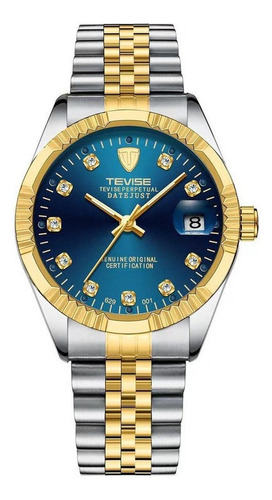 Reloj Analógico Mecánico Con Calendario Para Hombre Negoc
